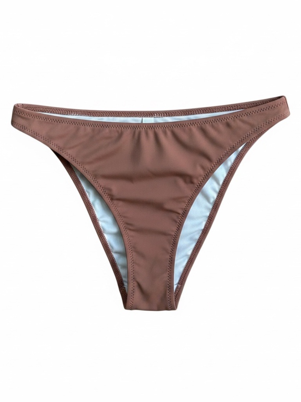 Solid and Striped bikini bottoms brown medium